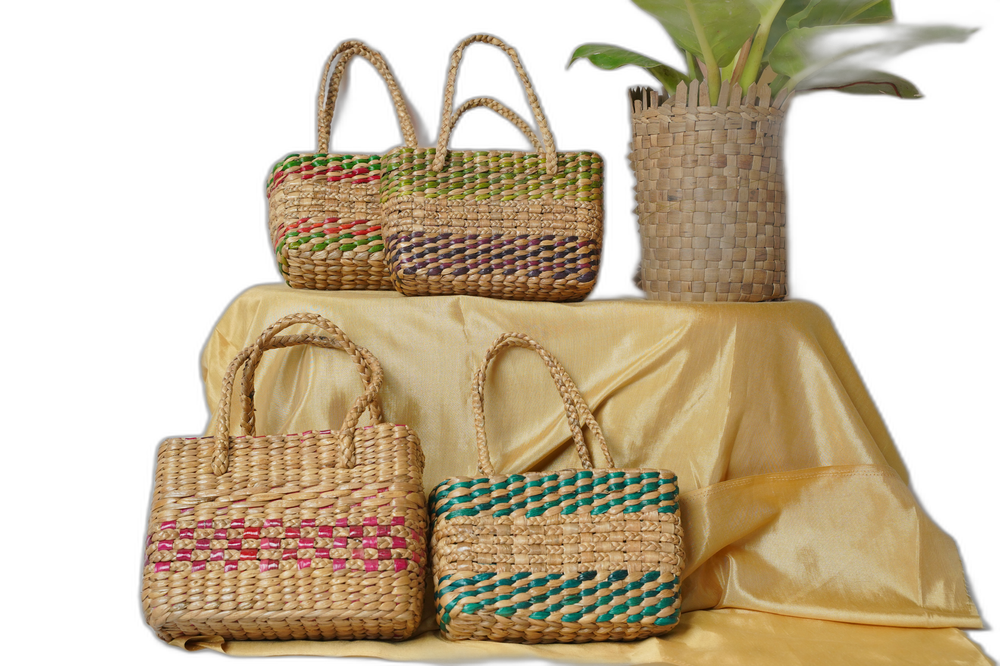 Handmade small Water Hyacinth Bag