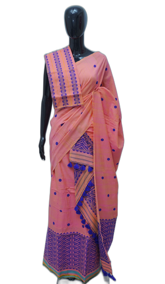 Toss by Cotton Mekhela Sador – Pink