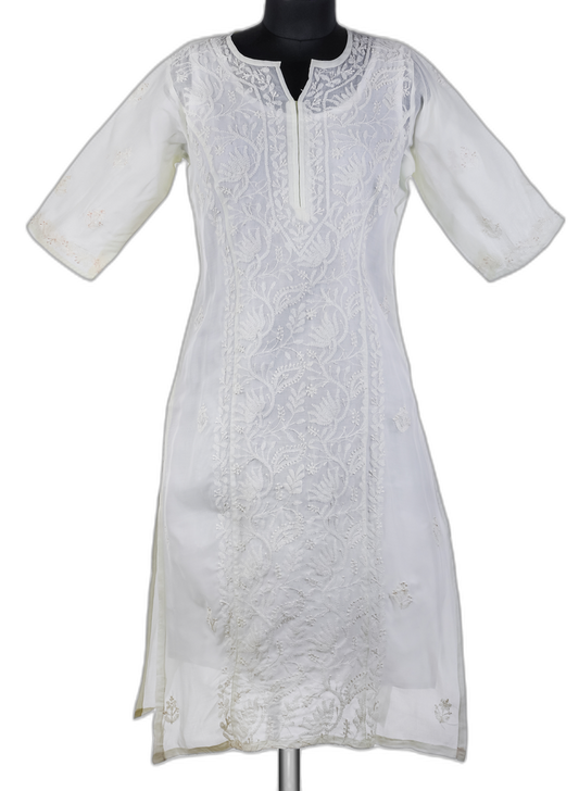 Radiant White Kurti