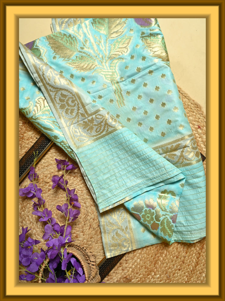 Hand Printed Silk Dupatta – From Varanasi