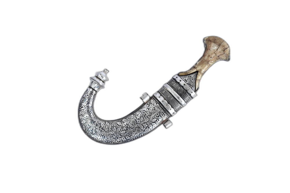 Handcrafted Arbi Jambiya – Koftgiri & Damascus Art