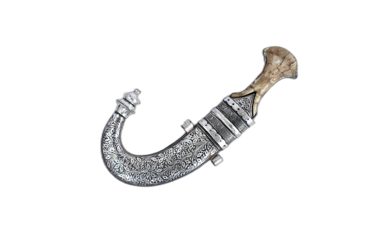 Handcrafted Arbi Jambiya – Koftgiri & Damascus Art