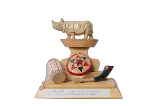 Handmade Bihu Wooden Momentous