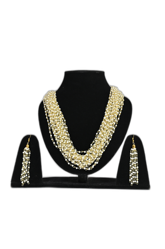 20-Row Loop Glass Bead Necklace Set